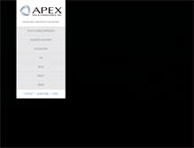 Tablet Screenshot of apexcpas.com